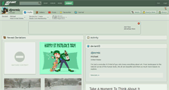 Desktop Screenshot of djmrmic.deviantart.com