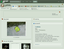 Tablet Screenshot of leaflette.deviantart.com