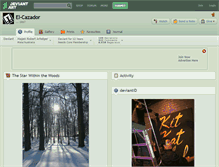 Tablet Screenshot of el-cazador.deviantart.com