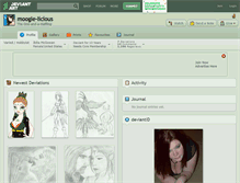 Tablet Screenshot of moogle-licious.deviantart.com