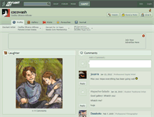 Tablet Screenshot of cocowash.deviantart.com