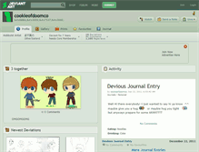 Tablet Screenshot of cookieofdoomco.deviantart.com