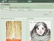 Tablet Screenshot of lily-azalea.deviantart.com