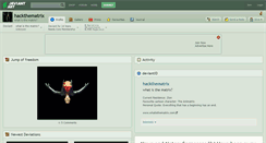 Desktop Screenshot of hackthematrix.deviantart.com
