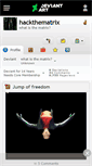 Mobile Screenshot of hackthematrix.deviantart.com