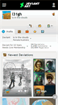 Mobile Screenshot of l31gh.deviantart.com