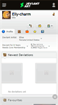Mobile Screenshot of elly-charm.deviantart.com