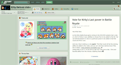 Desktop Screenshot of kirby-fanlover-club.deviantart.com