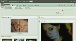 Desktop Screenshot of ellyveness.deviantart.com