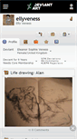 Mobile Screenshot of ellyveness.deviantart.com