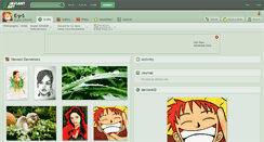 Desktop Screenshot of e-y-s.deviantart.com