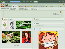 Tablet Screenshot of e-y-s.deviantart.com