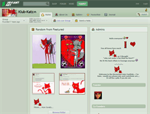 Tablet Screenshot of klub-katz.deviantart.com