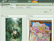Tablet Screenshot of hirousuda.deviantart.com