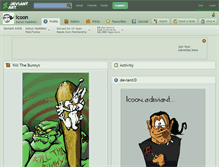 Tablet Screenshot of icoon.deviantart.com