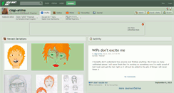 Desktop Screenshot of clego-anime.deviantart.com