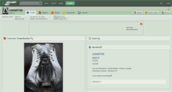 Desktop Screenshot of comet166.deviantart.com
