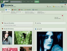 Tablet Screenshot of brendaarias.deviantart.com