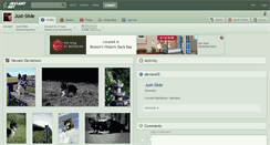 Desktop Screenshot of just-slide.deviantart.com