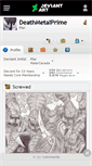 Mobile Screenshot of deathmetalprime.deviantart.com