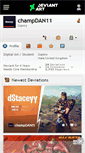 Mobile Screenshot of champdan11.deviantart.com