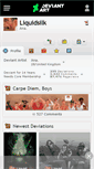 Mobile Screenshot of liquidsilk.deviantart.com