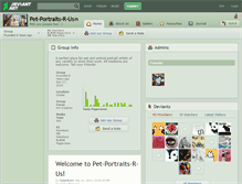 Tablet Screenshot of pet-portraits-r-us.deviantart.com