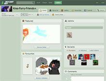 Tablet Screenshot of kiras-furry-friends.deviantart.com