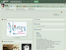 Tablet Screenshot of ahng.deviantart.com