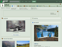 Tablet Screenshot of nalhcal.deviantart.com