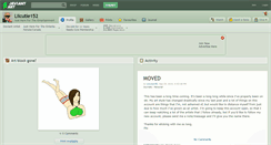 Desktop Screenshot of lilcutie152.deviantart.com