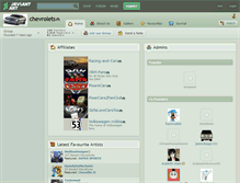 Tablet Screenshot of chevrolets.deviantart.com