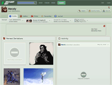 Tablet Screenshot of mecoiy.deviantart.com