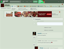 Tablet Screenshot of akhylys.deviantart.com