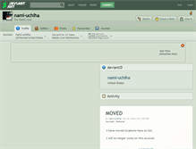 Tablet Screenshot of nami-uchiha.deviantart.com