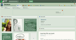 Desktop Screenshot of ellesakura.deviantart.com