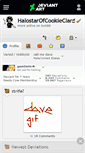 Mobile Screenshot of halostarofcookieclan.deviantart.com