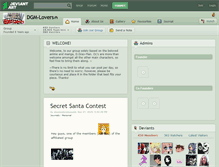 Tablet Screenshot of dgm-lovers.deviantart.com