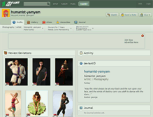 Tablet Screenshot of humanist-yamyam.deviantart.com