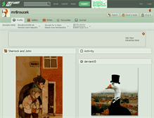 Tablet Screenshot of mrbroucek.deviantart.com