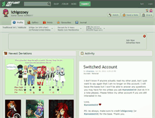 Tablet Screenshot of ichigozoey.deviantart.com