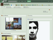 Tablet Screenshot of medleymo.deviantart.com