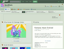 Tablet Screenshot of dawnrivers.deviantart.com