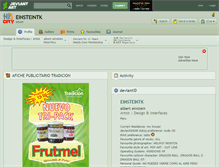 Tablet Screenshot of einsteintk.deviantart.com