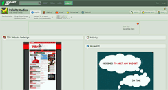 Desktop Screenshot of infinitestudios.deviantart.com