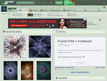 Tablet Screenshot of algorias.deviantart.com