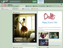 Tablet Screenshot of doll-s.deviantart.com
