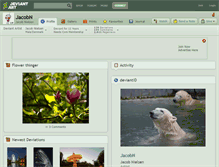 Tablet Screenshot of jacobn.deviantart.com