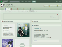 Tablet Screenshot of l-x-mello-fc.deviantart.com