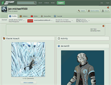 Tablet Screenshot of jan-michael9500.deviantart.com